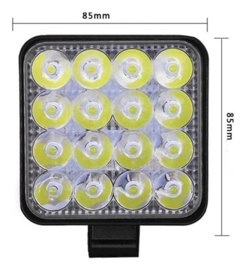 16 LEDLİ KARE LED ÇALIŞMA LAMBASI